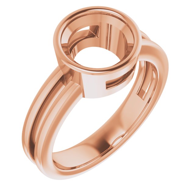 Bezel-Set Solitaire Ring