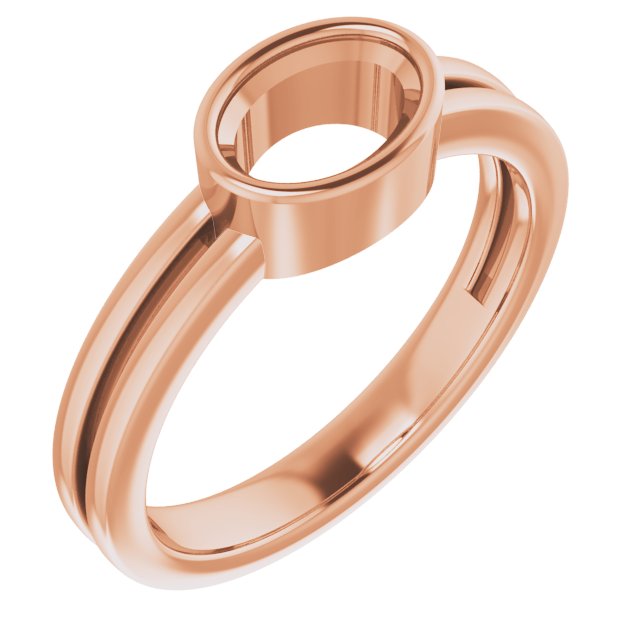 Bezel-Set Solitaire Ring
