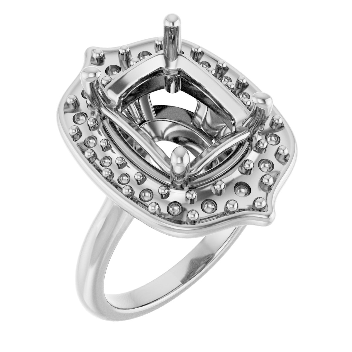 Halo-Style Engagement Ring
