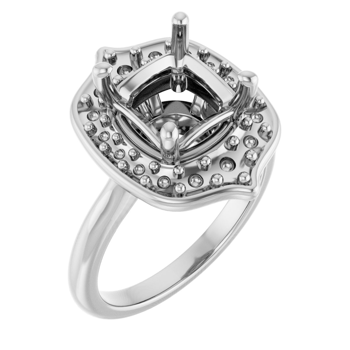 Halo-Style Engagement Ring