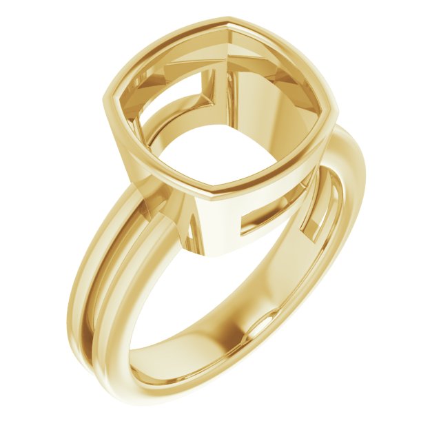 Bezel-Set Solitaire Ring