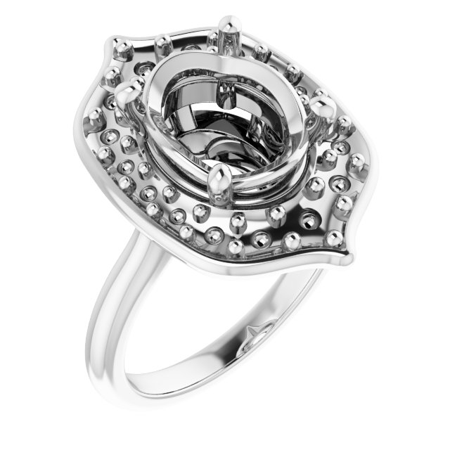 Halo-Style Engagement Ring