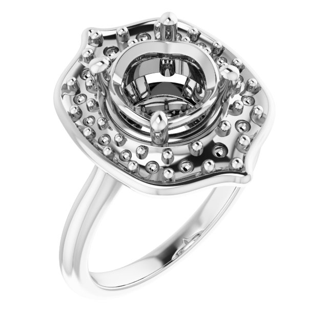 Halo-Style Engagement Ring