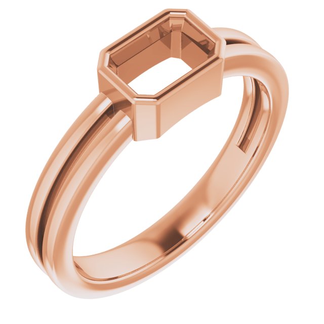 Bezel-Set Solitaire Ring