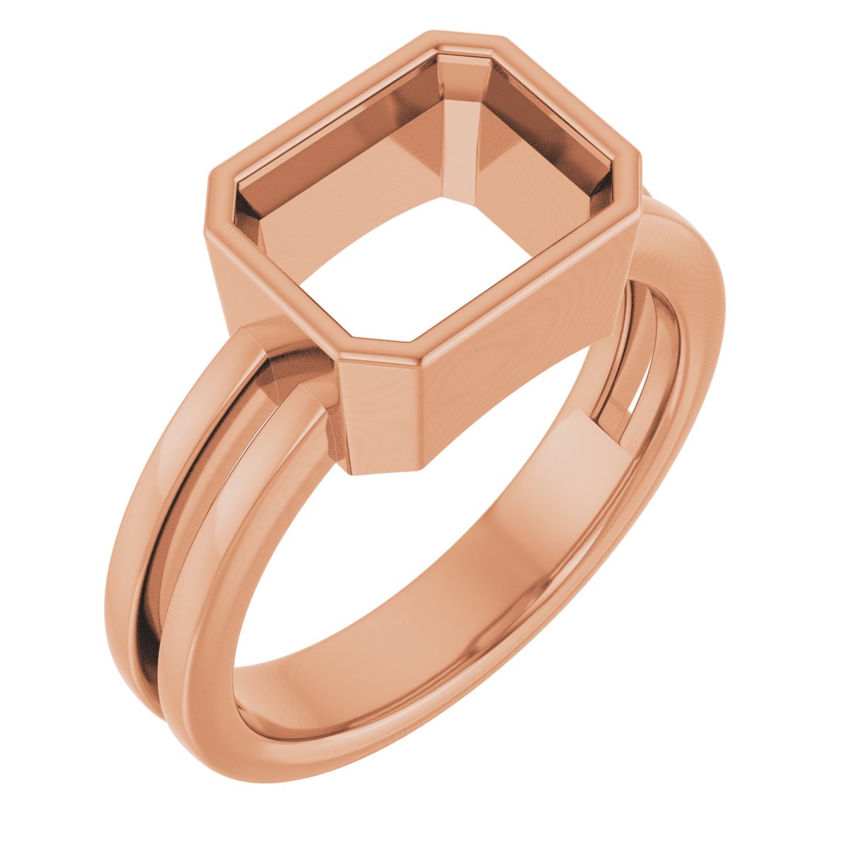Bezel-Set Solitaire Ring