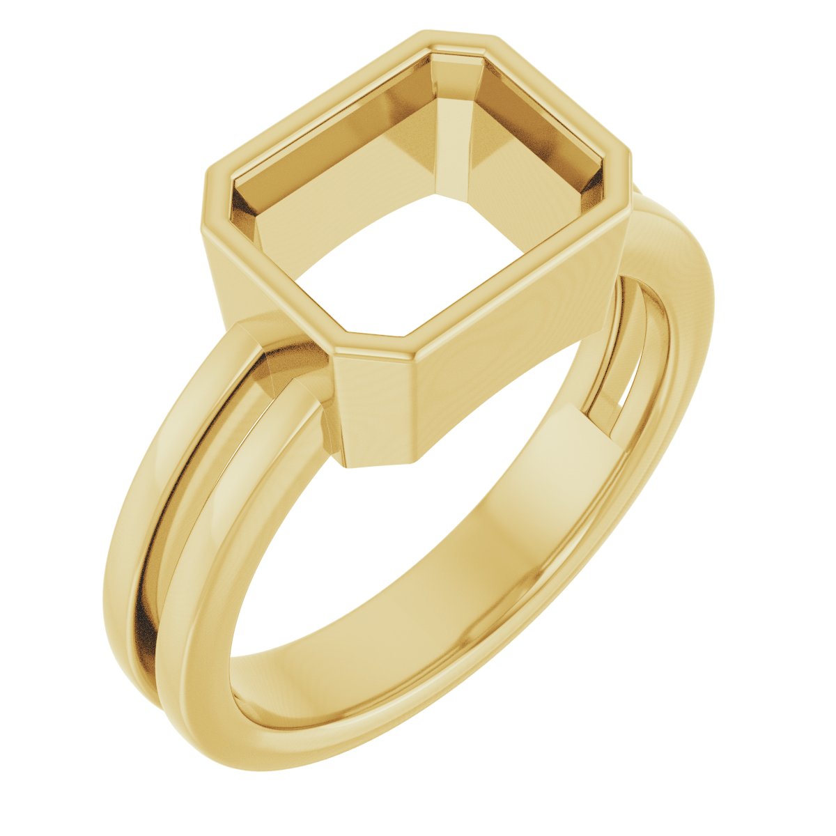 Bezel-Set Solitaire Ring