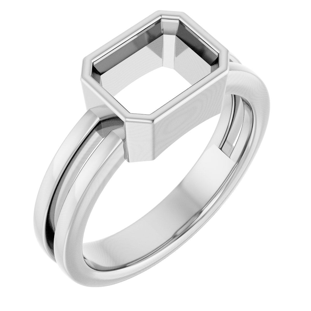 Bezel-Set Solitaire Ring