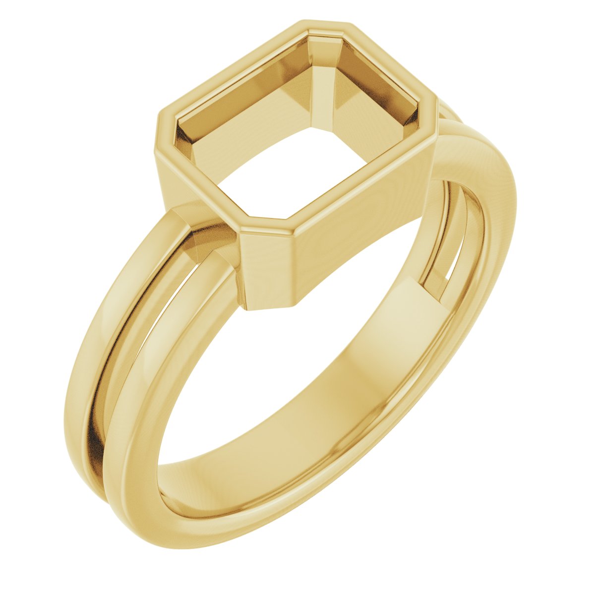 Bezel-Set Solitaire Ring