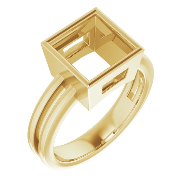 Bezel-Set Solitaire Ring
