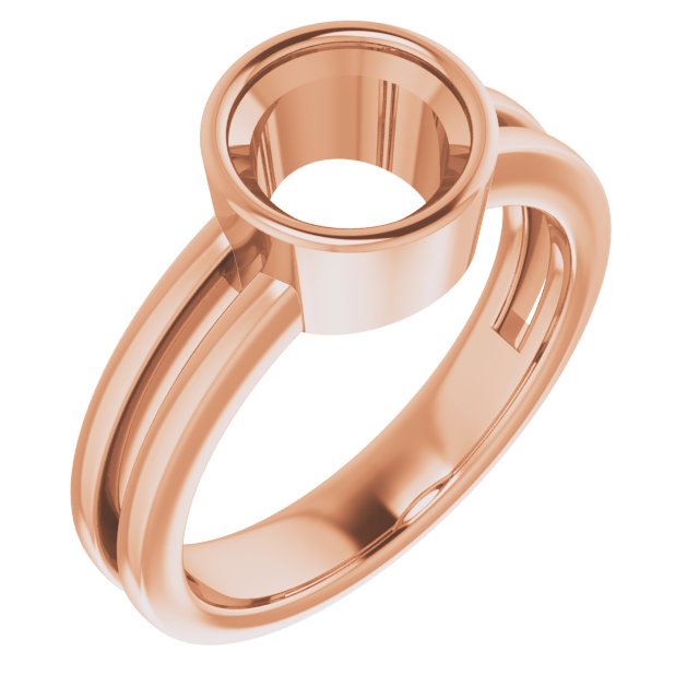 Bezel-Set Solitaire Ring