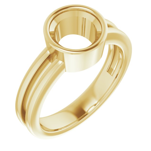 Bezel-Set Solitaire Ring