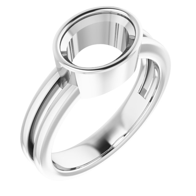 Bezel-Set Solitaire Ring