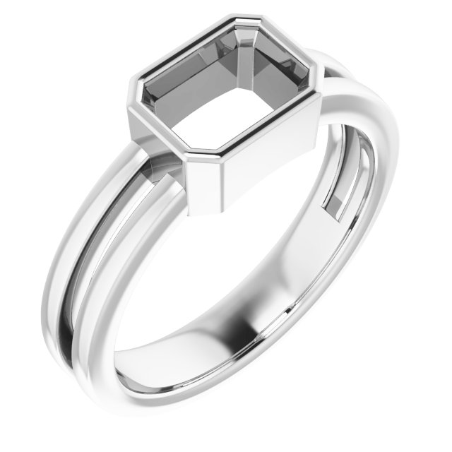 Bezel-Set Solitaire Ring