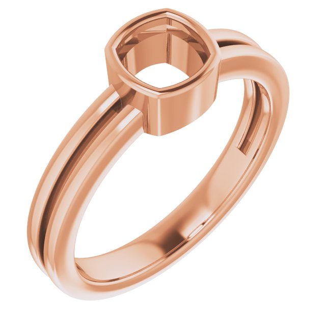 Bezel-Set Solitaire Ring