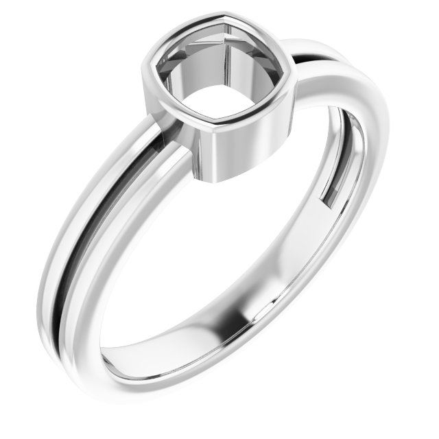 Bezel-Set Solitaire Ring