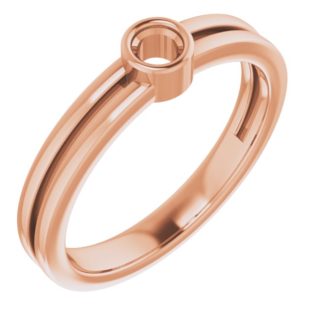 Bezel-Set Solitaire Ring