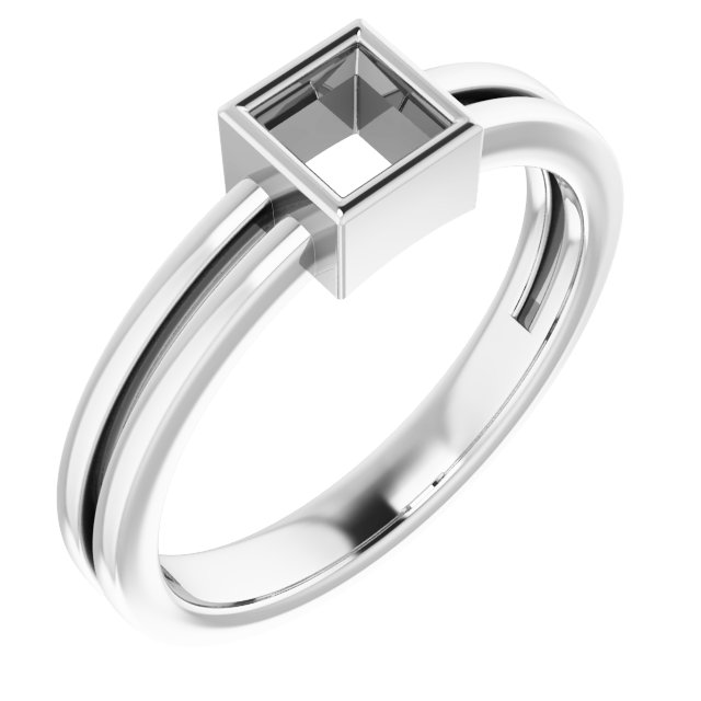 Bezel-Set Solitaire Ring