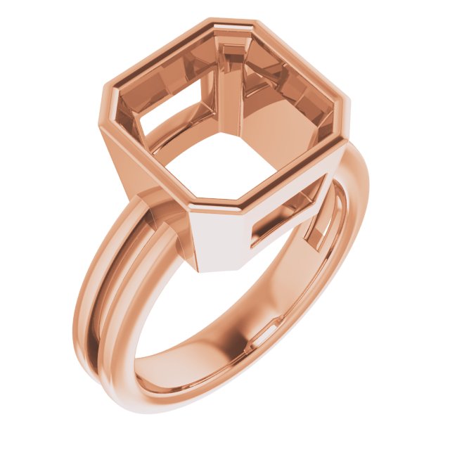 Bezel-Set Solitaire Ring