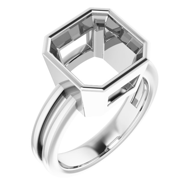 Bezel-Set Solitaire Ring