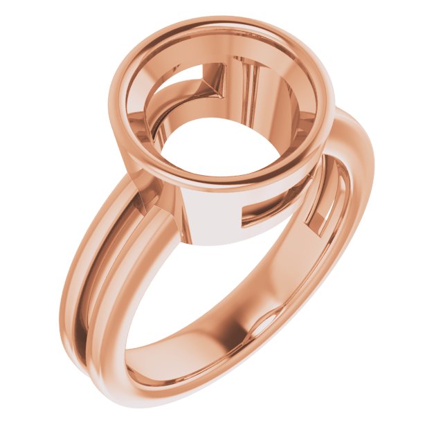 Bezel-Set Solitaire Ring