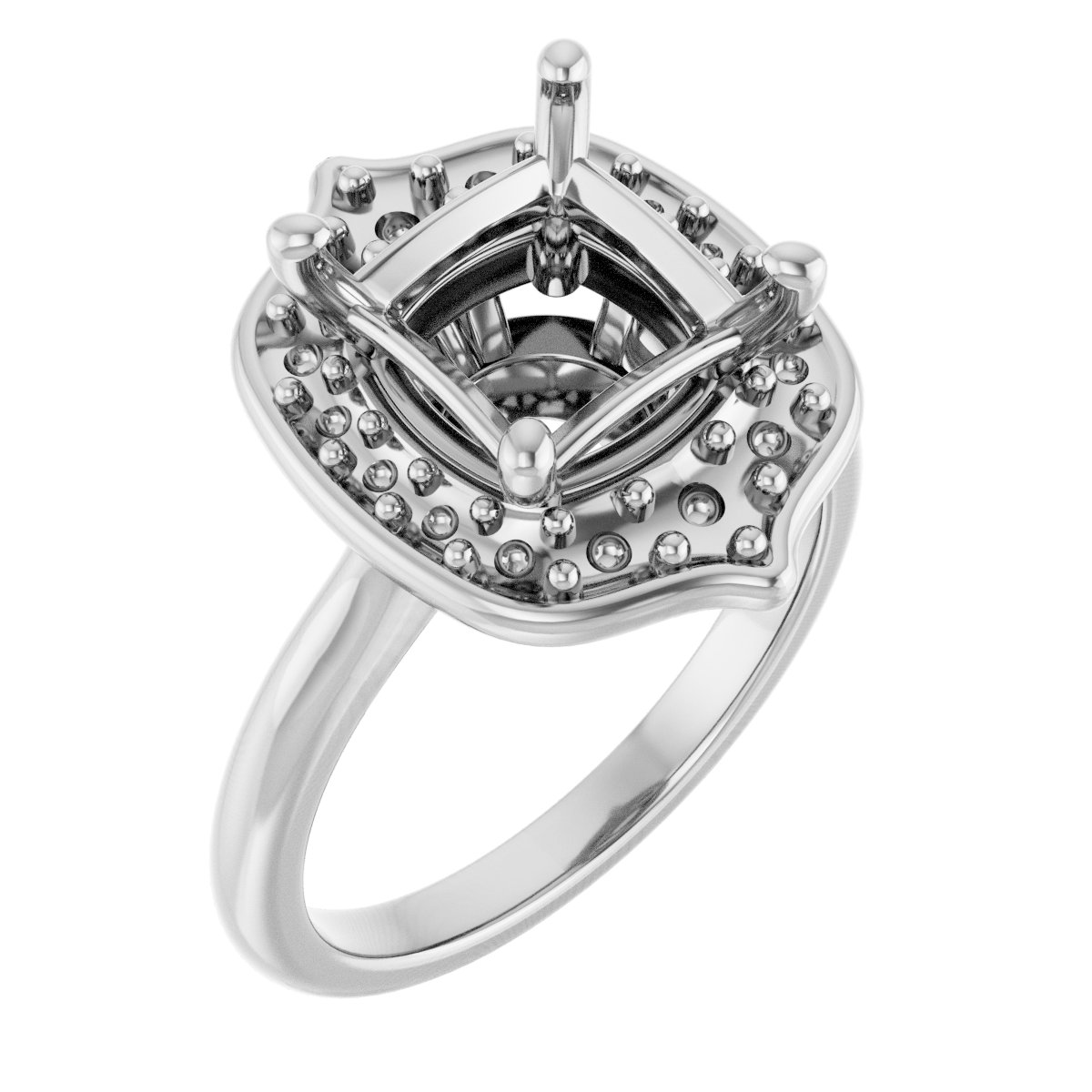 Halo-Style Engagement Ring