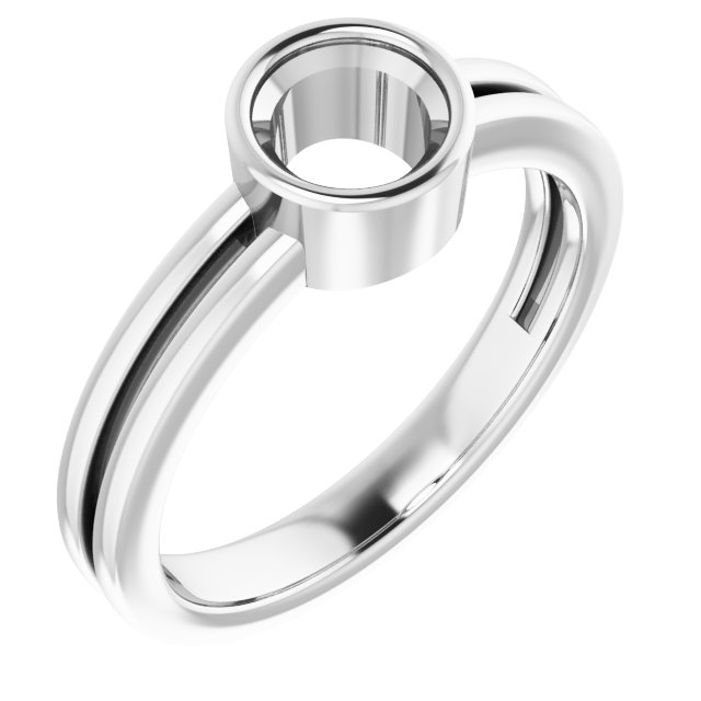Bezel-Set Solitaire Ring