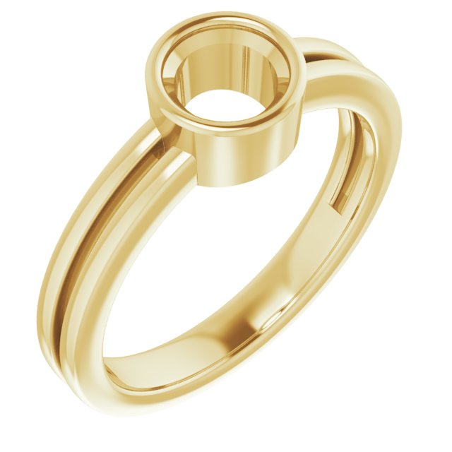 Bezel-Set Solitaire Ring