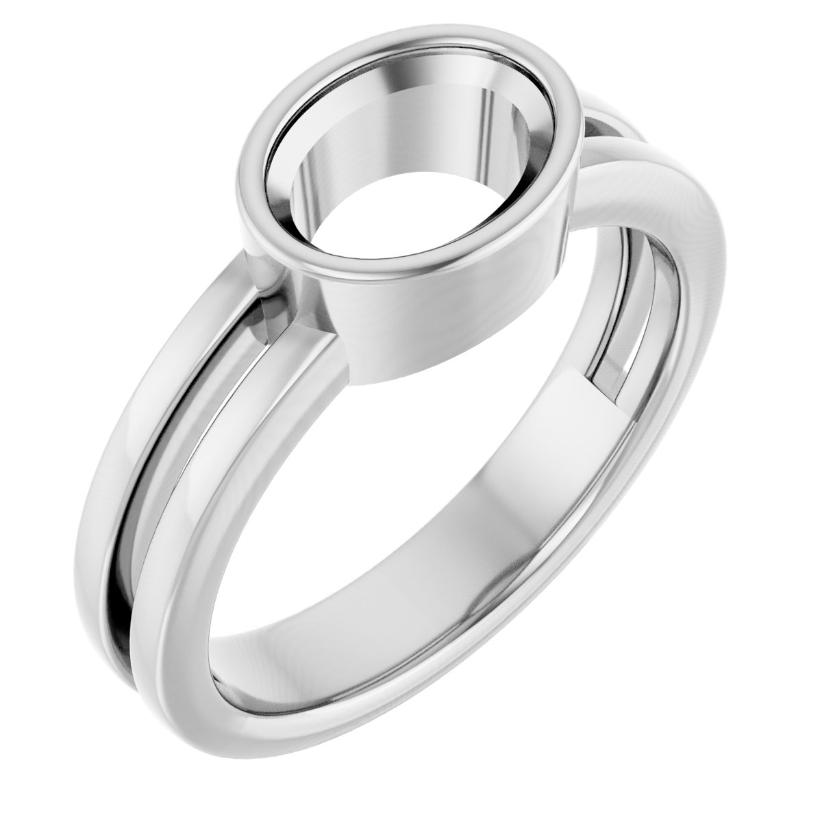 Bezel-Set Solitaire Ring