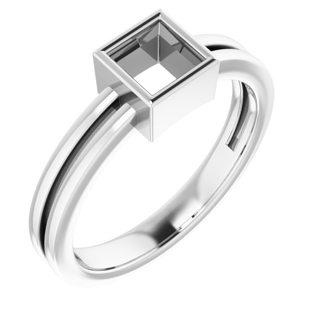 Bezel-Set Solitaire Ring