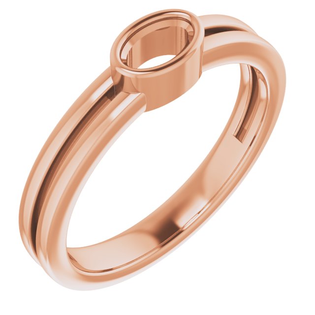 Bezel-Set Solitaire Ring