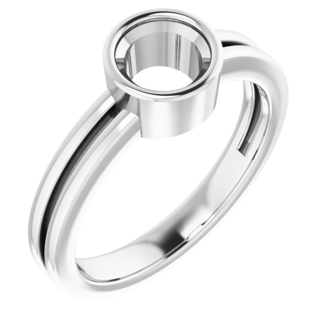 Bezel-Set Solitaire Ring