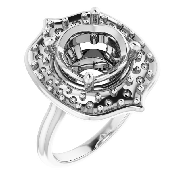 Halo-Style Engagement Ring