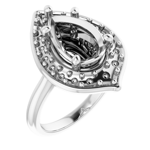 Halo-Style Engagement Ring