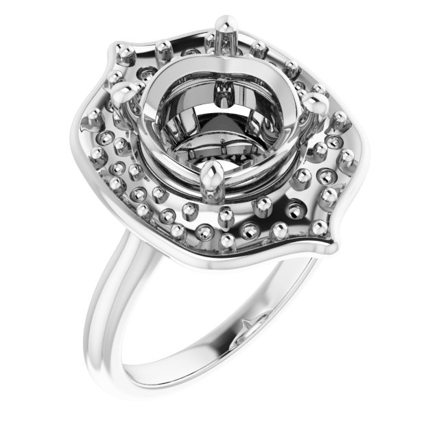 Halo-Style Engagement Ring