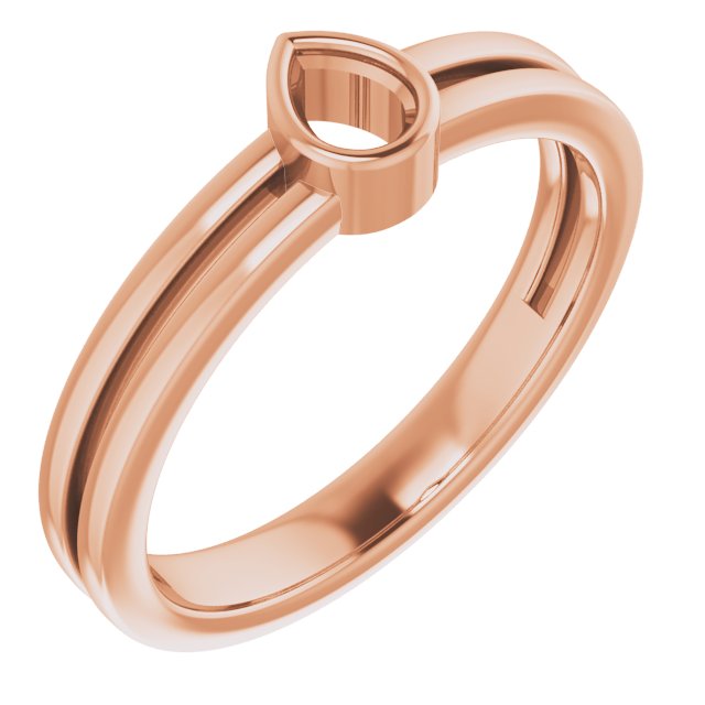 Bezel-Set Solitaire Ring