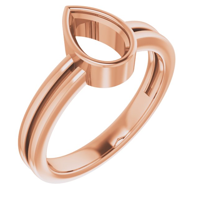 Bezel-Set Solitaire Ring