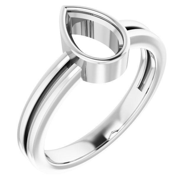 Bezel-Set Solitaire Ring