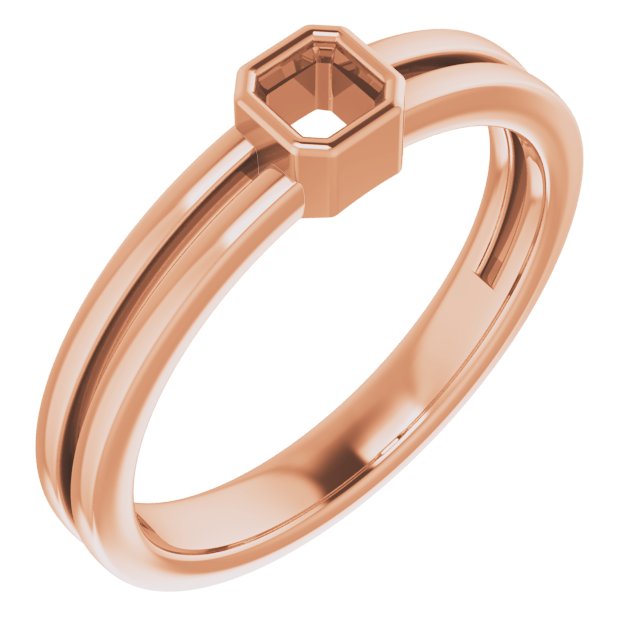 Bezel-Set Solitaire Ring