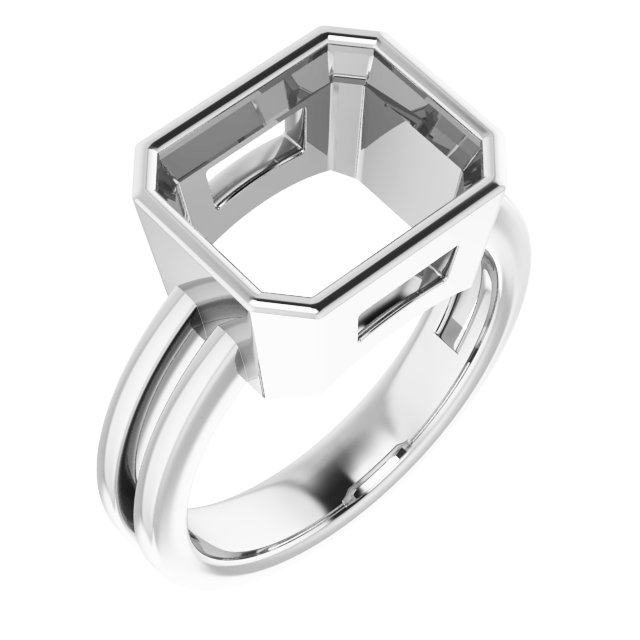 Bezel-Set Solitaire Ring