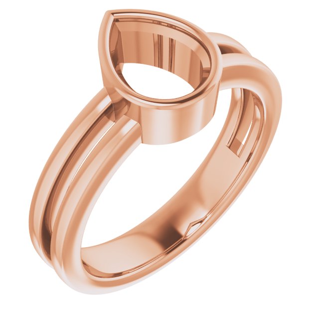 Bezel-Set Solitaire Ring