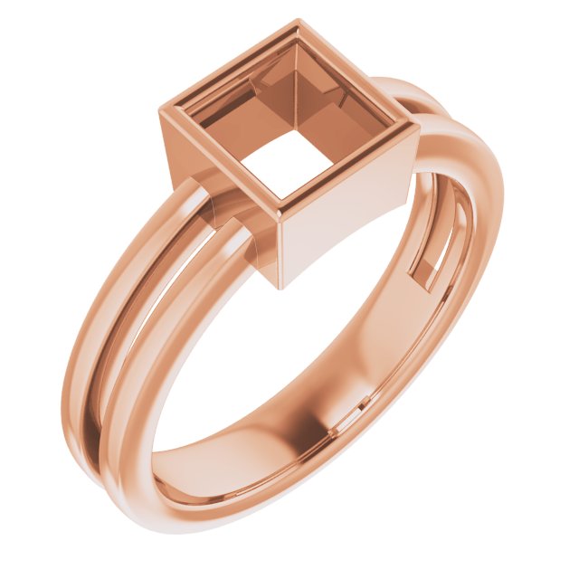 Bezel-Set Solitaire Ring