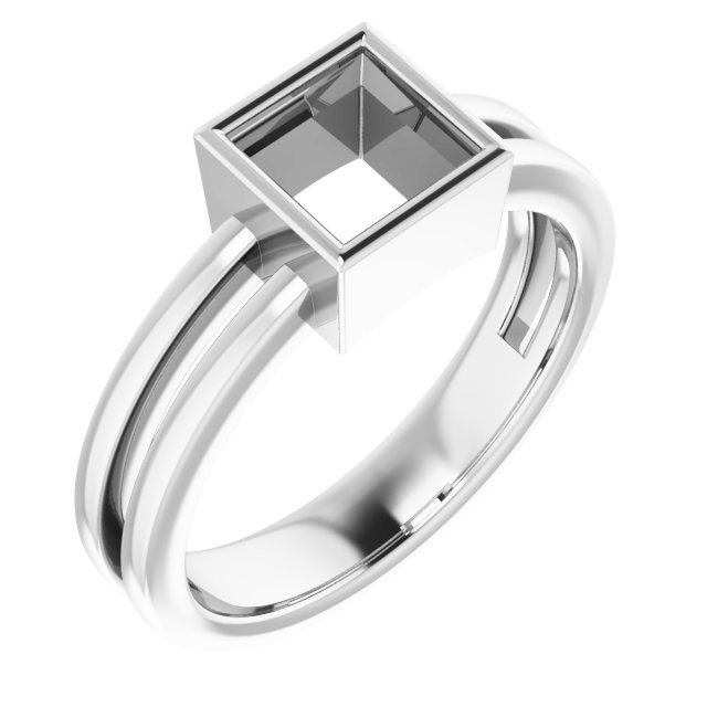 Bezel-Set Solitaire Ring
