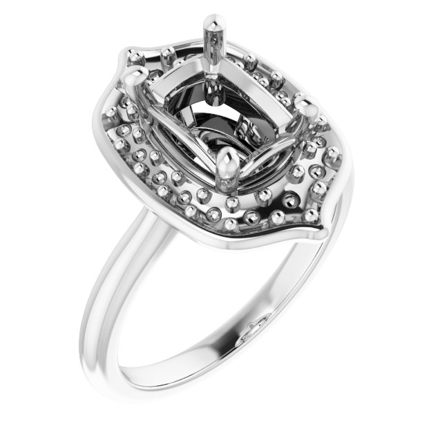 Halo-Style Engagement Ring