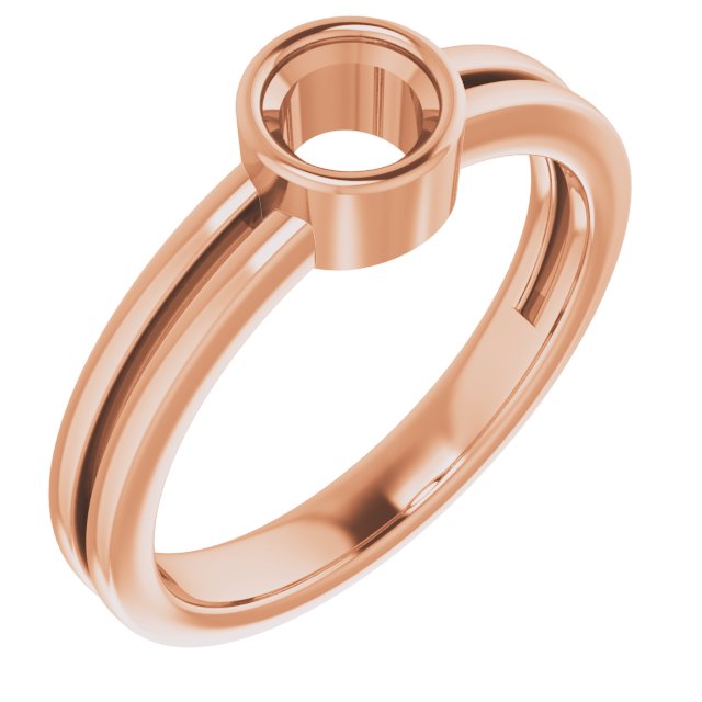 Bezel-Set Solitaire Ring