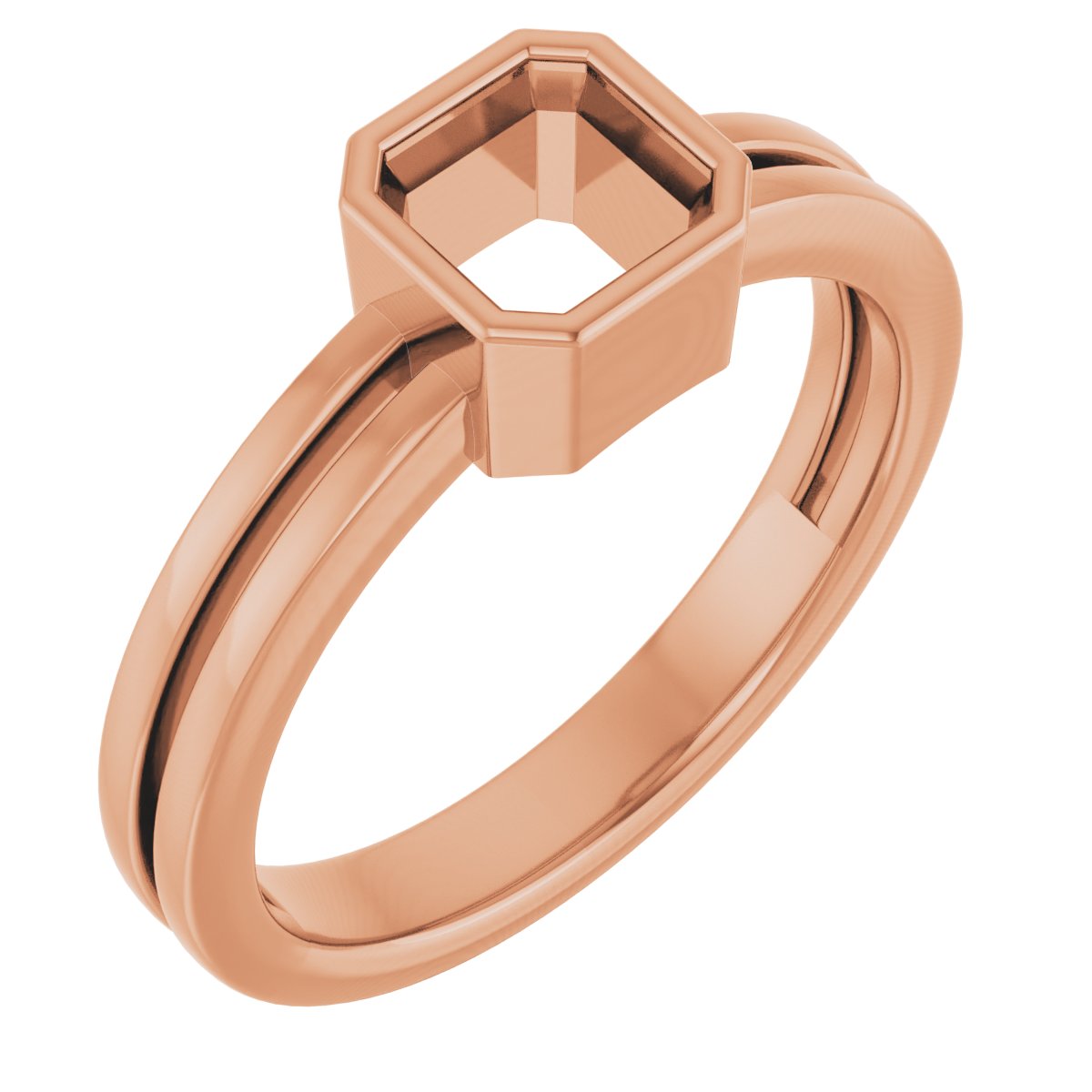 Bezel-Set Solitaire Ring