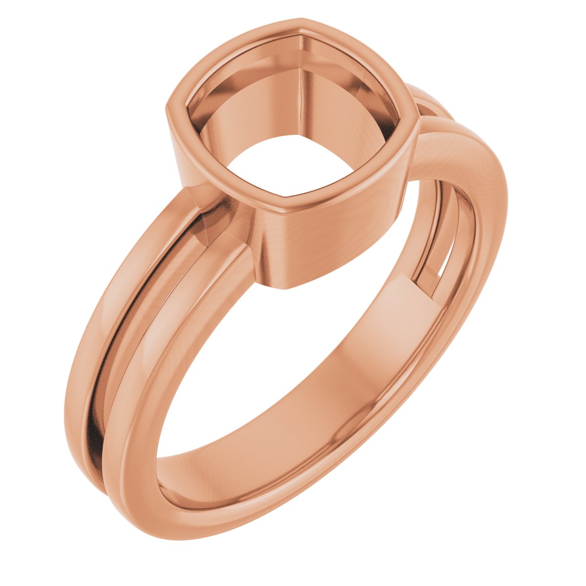 Bezel-Set Solitaire Ring