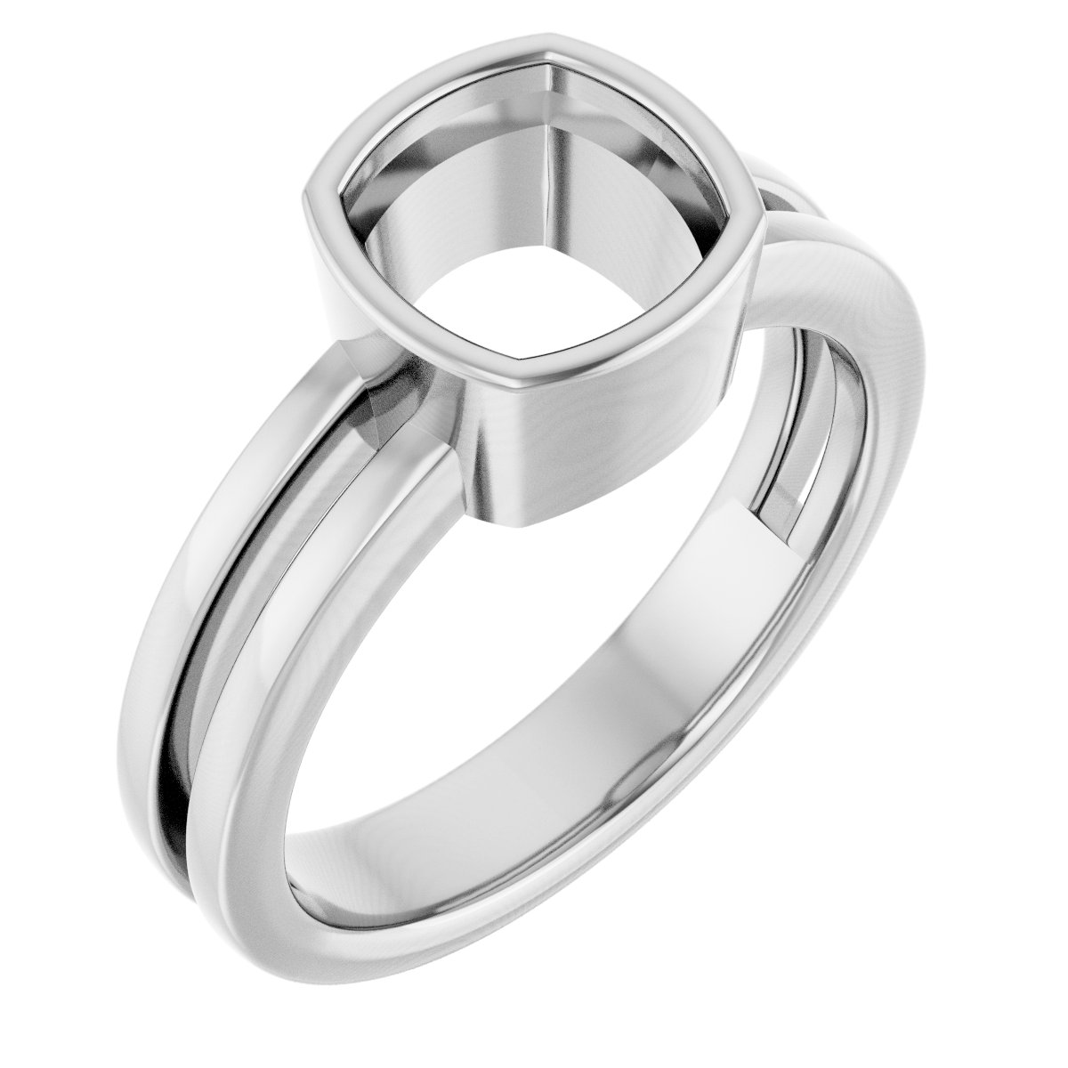 Bezel-Set Solitaire Ring