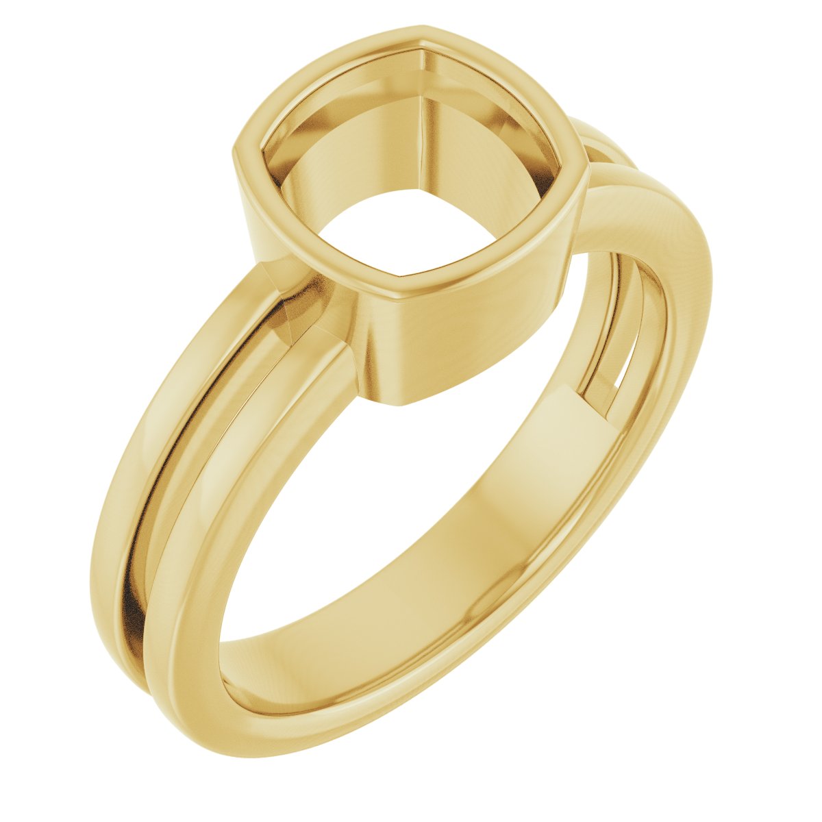 Bezel-Set Solitaire Ring