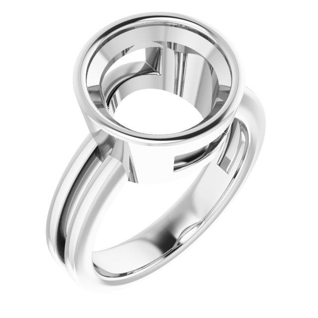 Bezel-Set Solitaire Ring