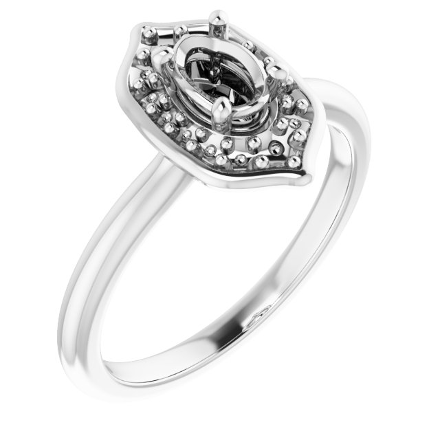 Halo-Style Engagement Ring